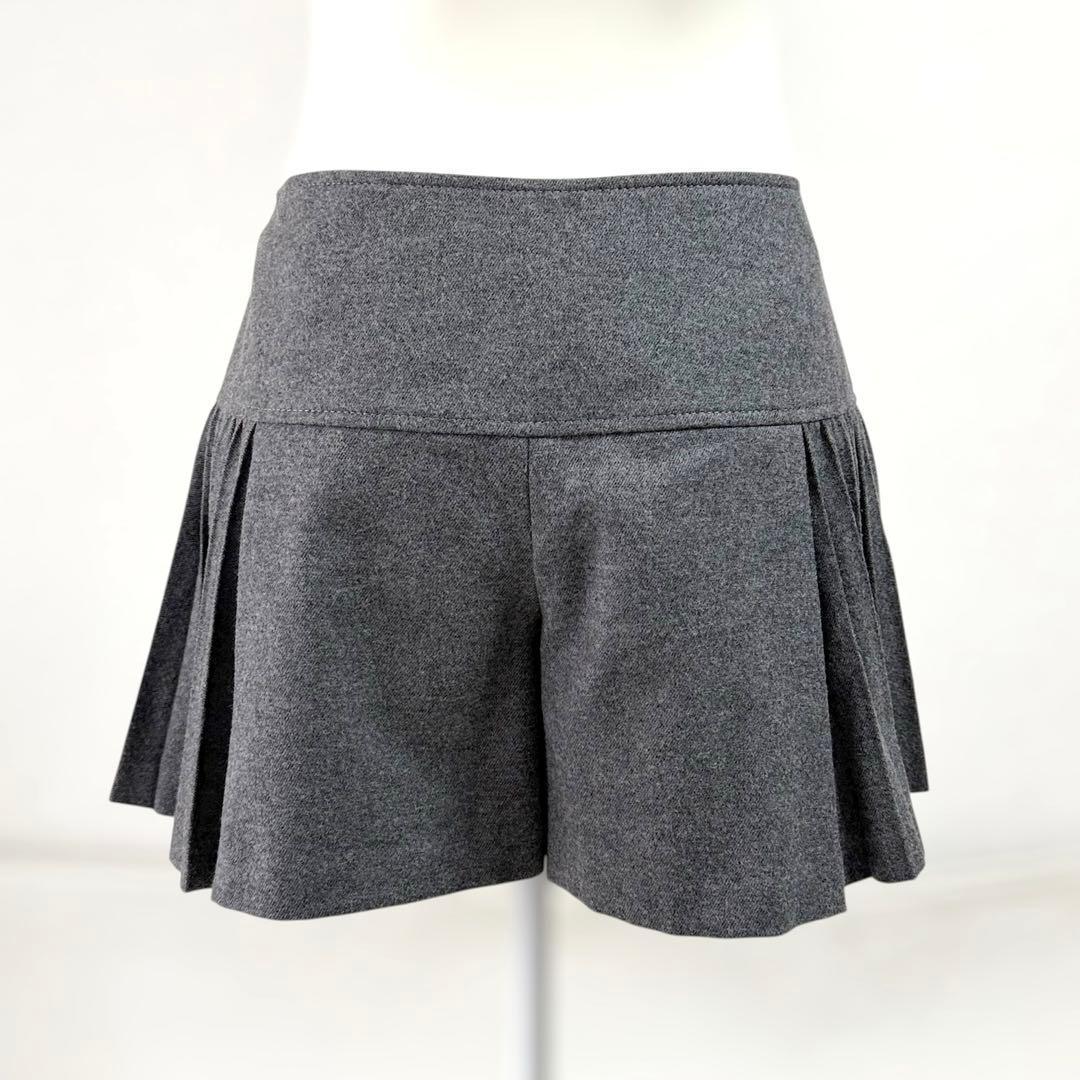 バーバリー ブルーレーベル キュロット プリーツ スカート ショートパンツ 38