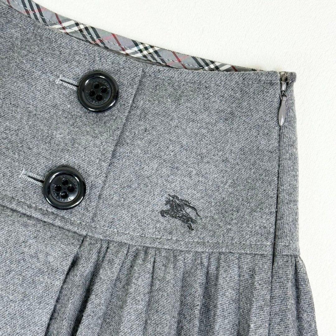 バーバリー ブルーレーベル キュロット プリーツ スカート ショートパンツ 38