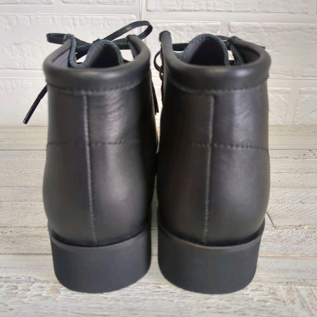 ★未使用級★ マルゥユナイテッドアローズ レザーアンクルブーツ 22 ブラック