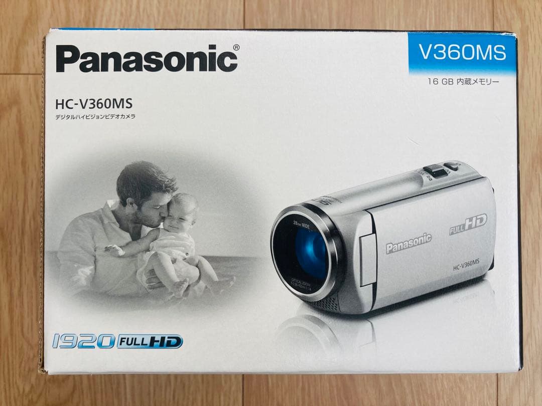 【美品】Panasonic HC-V360MS 16GB HDビデオカメラ