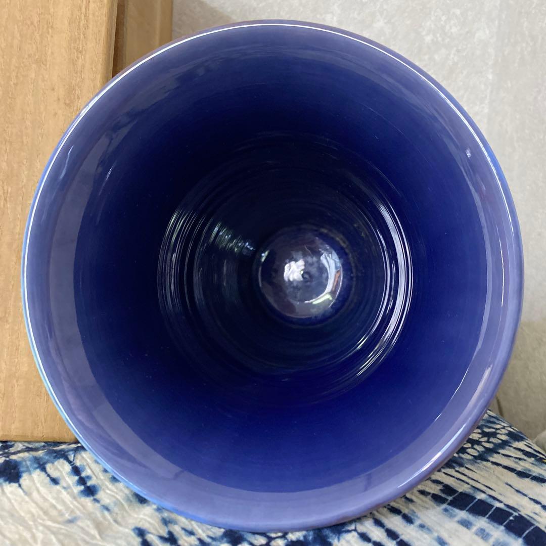 人間国宝　徳田八十吉　正彦銘　花器