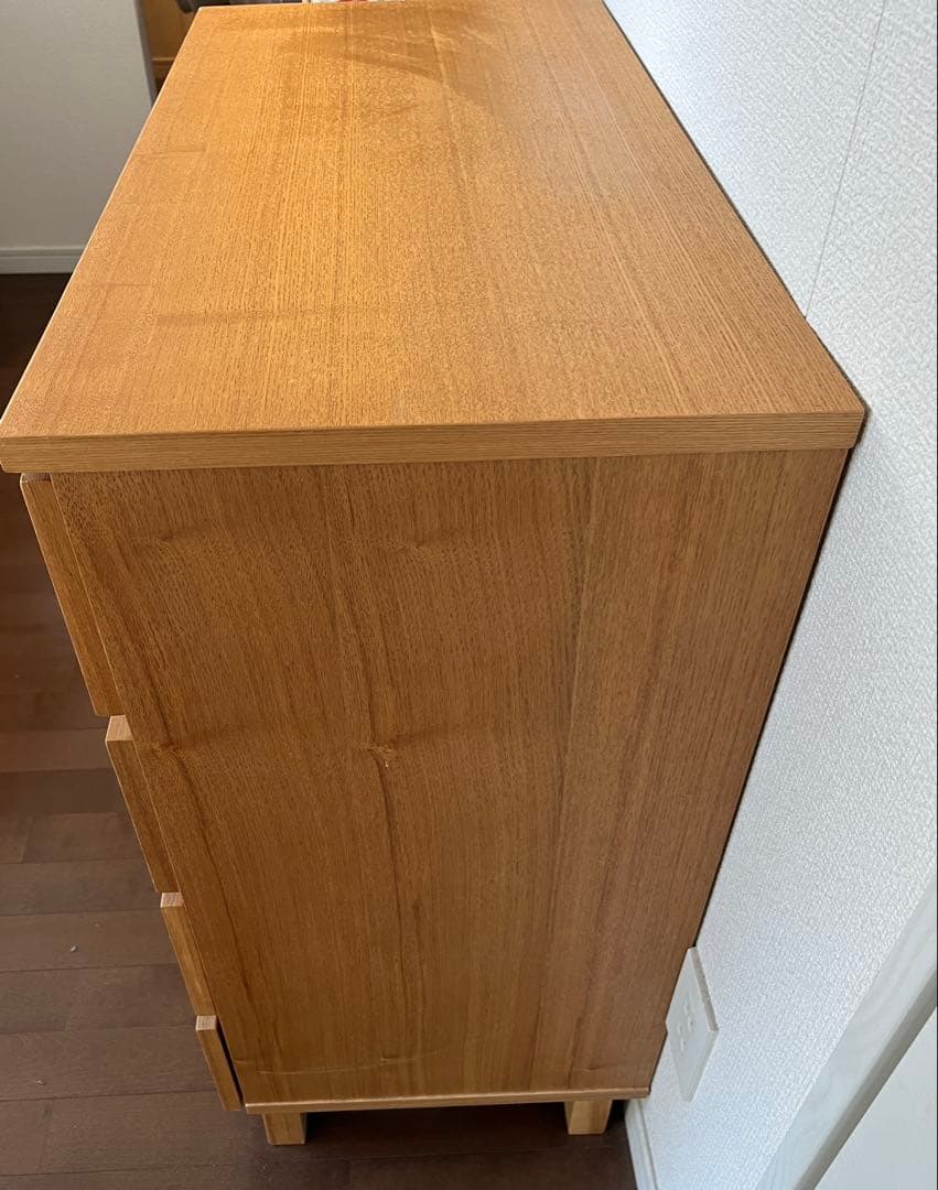 無印良品　木製チェスト4段