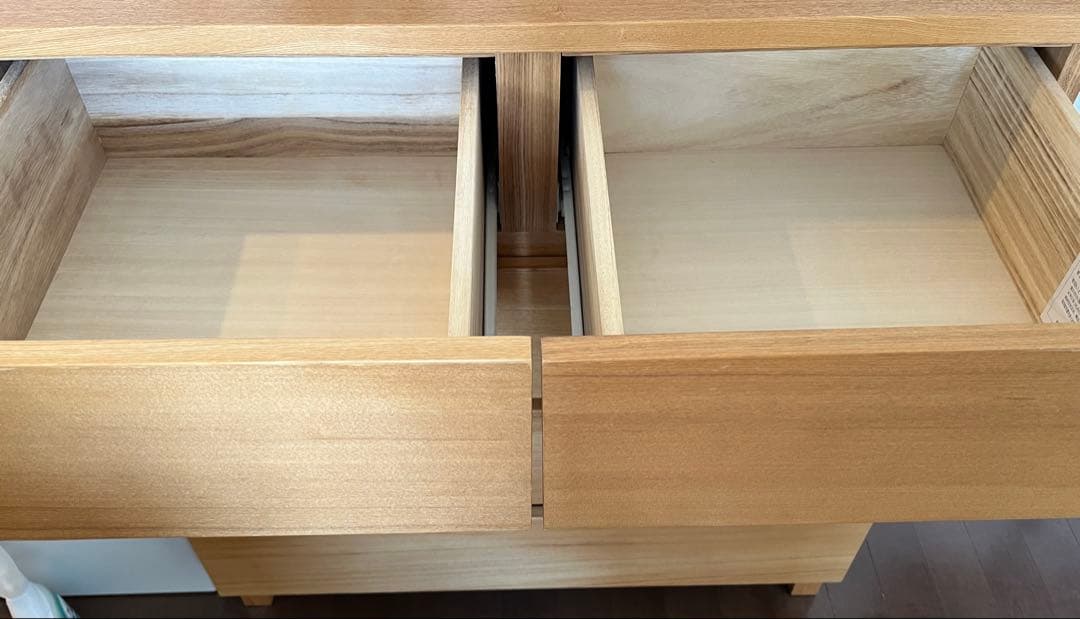 無印良品　木製チェスト4段