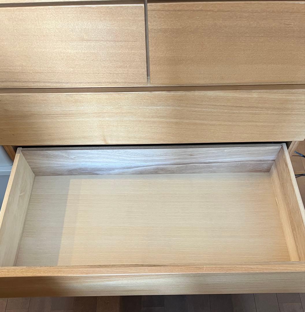 無印良品　木製チェスト4段