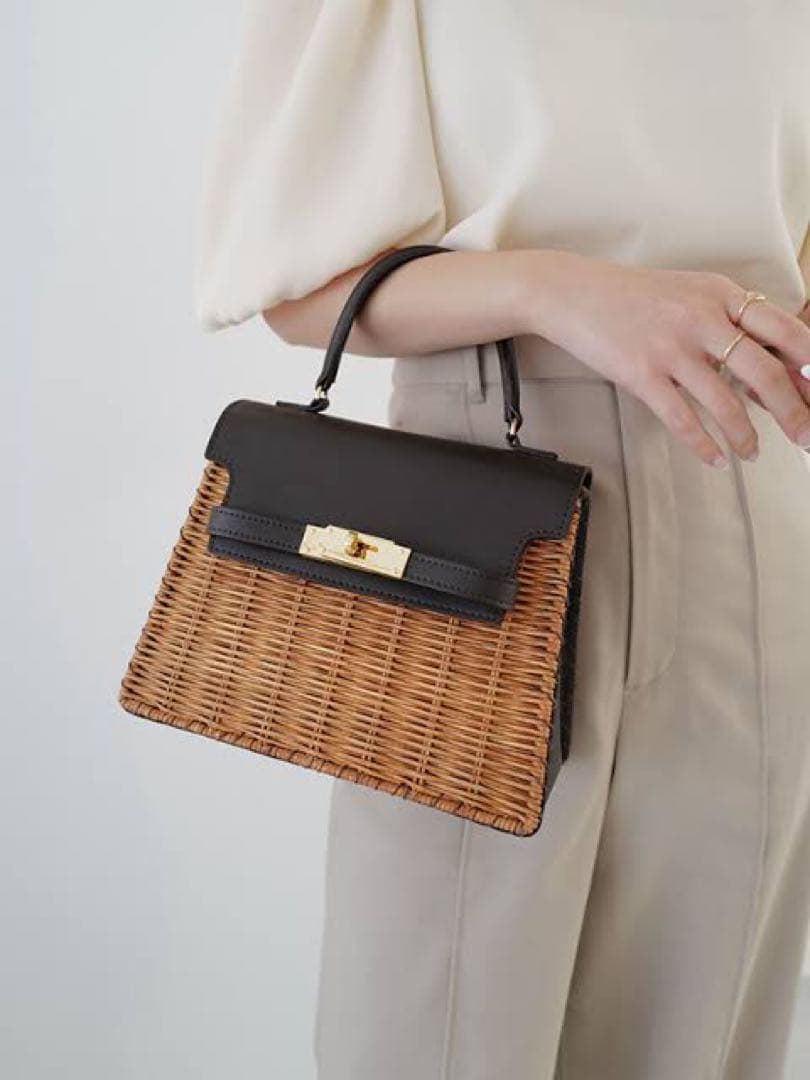 E*a様 anuans カゴバッグ　Bagmati 大人気　ショルダー付