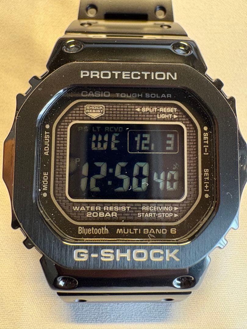 【極美品】G-SHOCK GMW-B5000GD-1JF 電波ソーラー ブラック