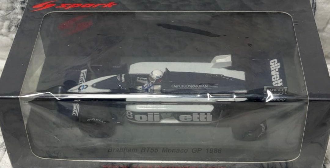 スパーク 1/43 ブラバム BT55 E.d.アンジェリス 1986モナコGP
