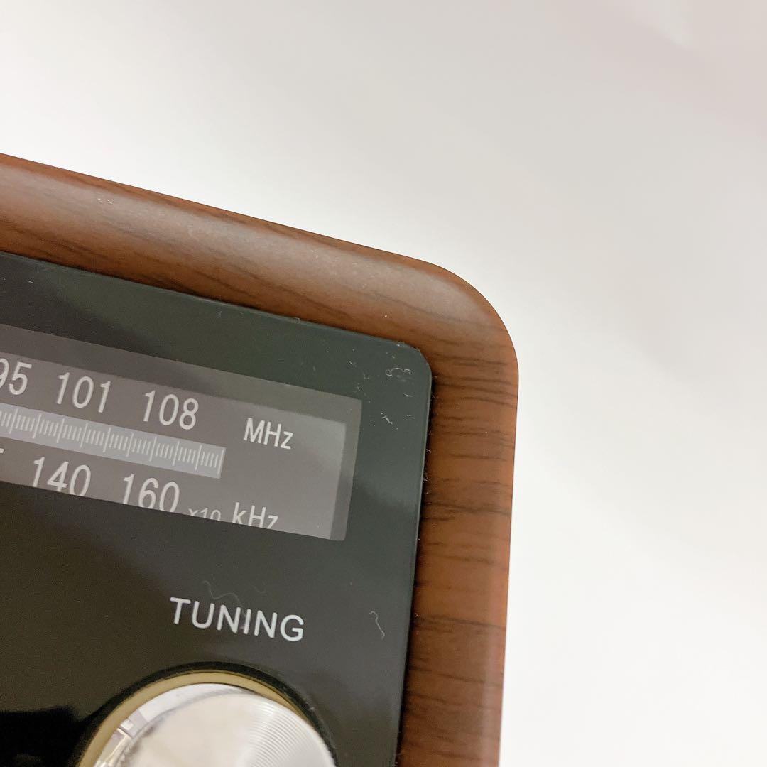 SANSUI サンスイ Bluetooth スピーカー ラジオ　MSR-1 WD