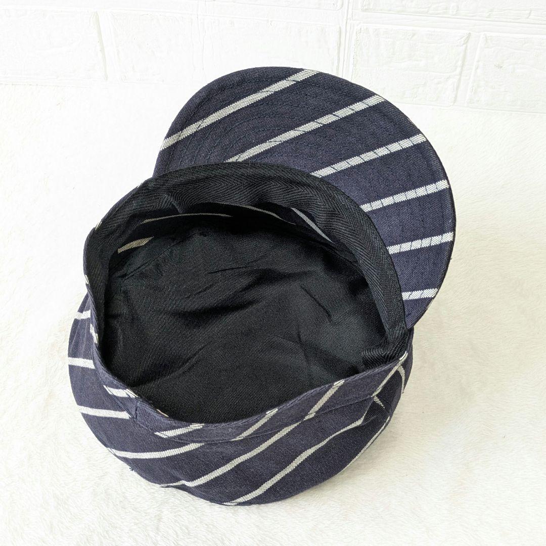 ✨希少✨ヴィヴィアン・ウエストウッド オーブ刺繍 ボーダー キャスケット