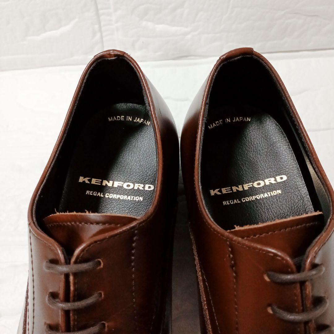 ❣️極美品❣️ KENFORD ダークブラウン ストレートチップ