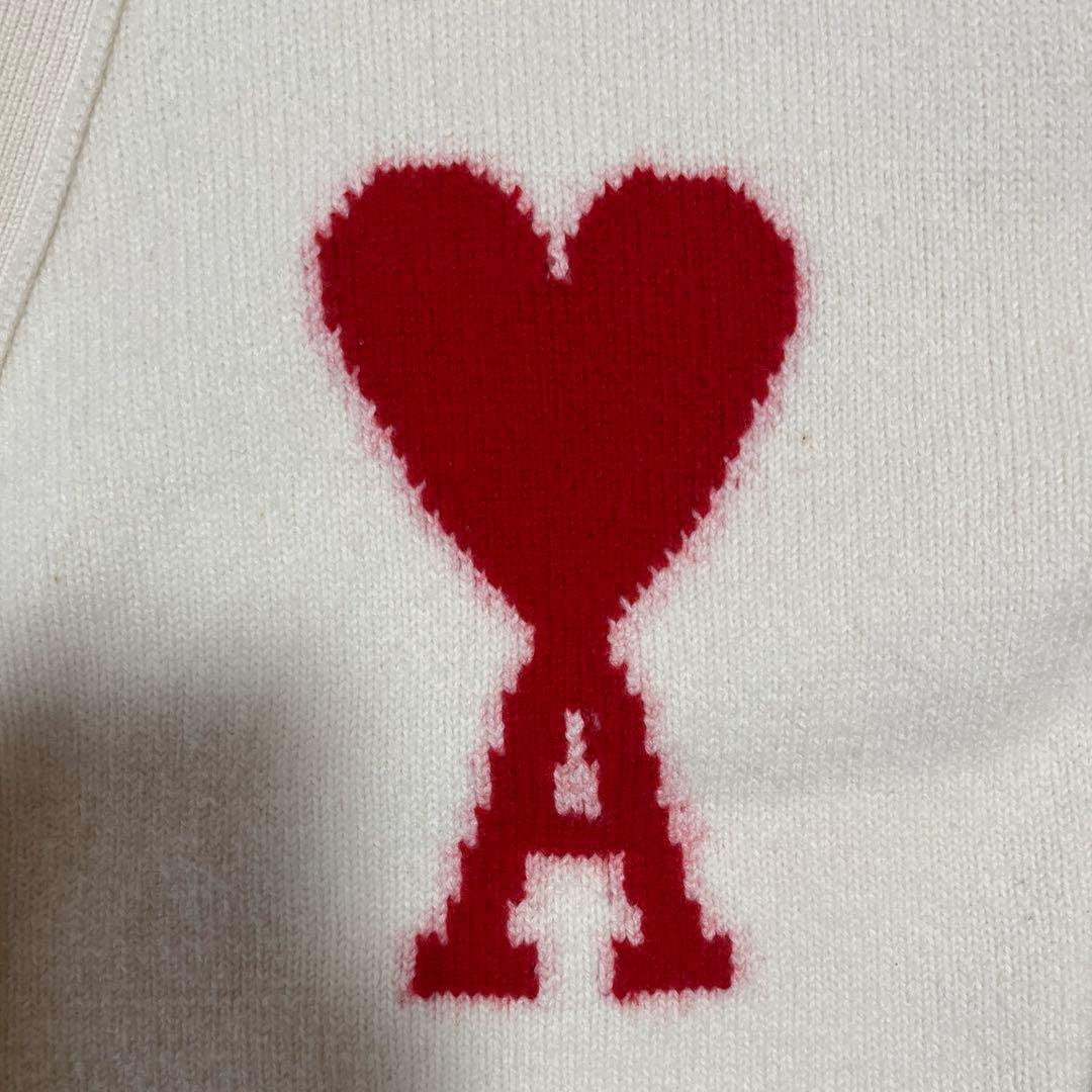 【ami paris】 カーディガン オフホワイト 【XS】