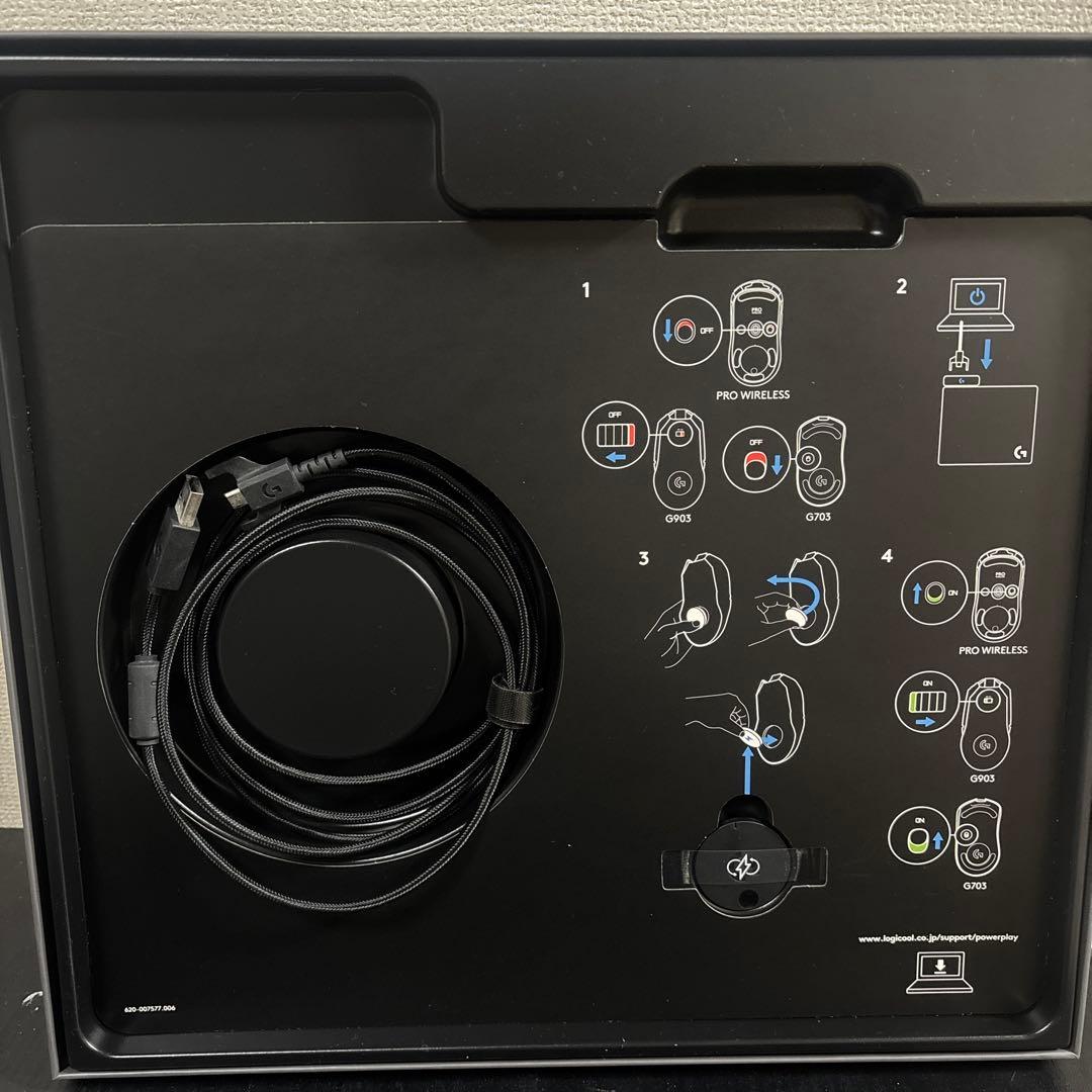 G502 LIGHTSPEEDとPOWERPLAY充電マウスパッドセット