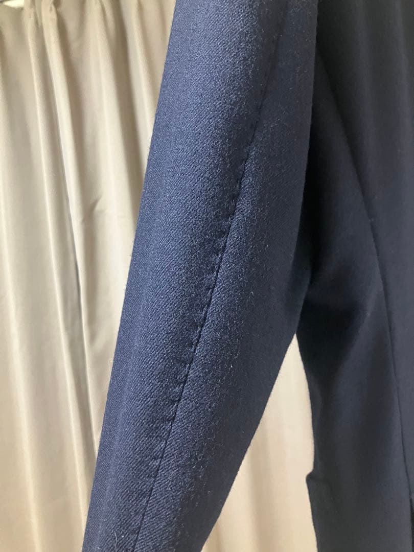 ロ*エ様 BEAMS F NEW EASY ネイビーブレザー 44【未使用に近い