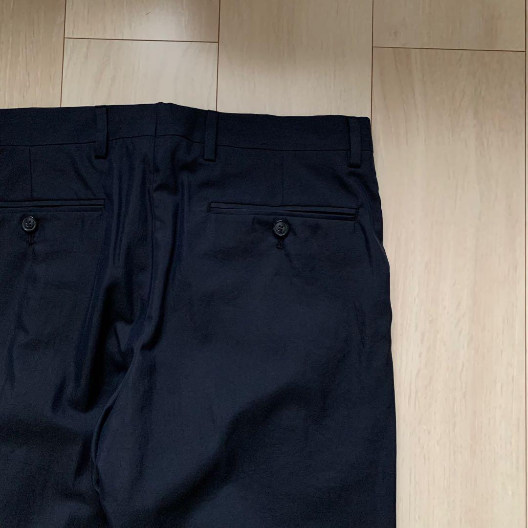新品未使用　GIORGIO ARMANI イタリア製　スラックス　ネイビー　46