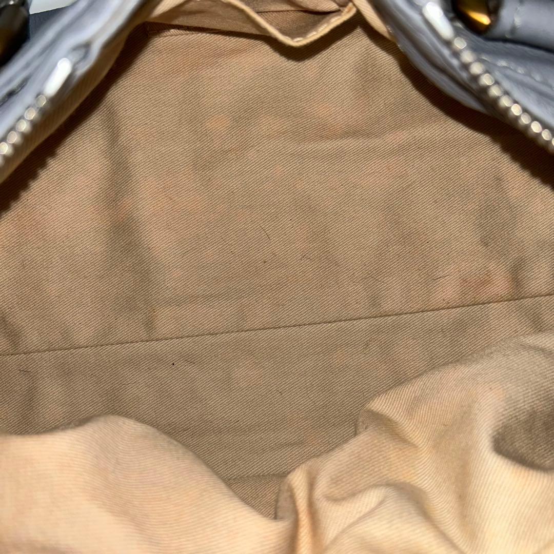 Chloe クロエ パディントン 2wayハンドバッグ 南京錠 ブルーグレー