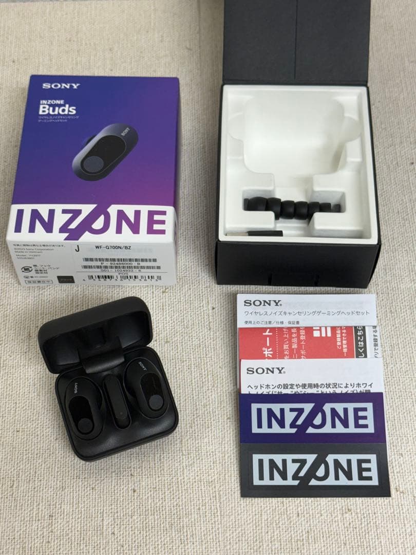 SONY INZONE Buds WF-G700Nブラック ワイヤレスイヤホン