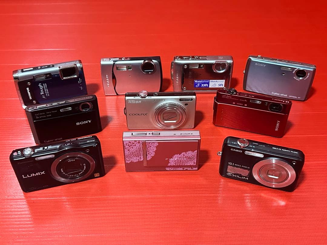 10台 デジカメラ まとめ【動作未確認ジャンク扱】⑤