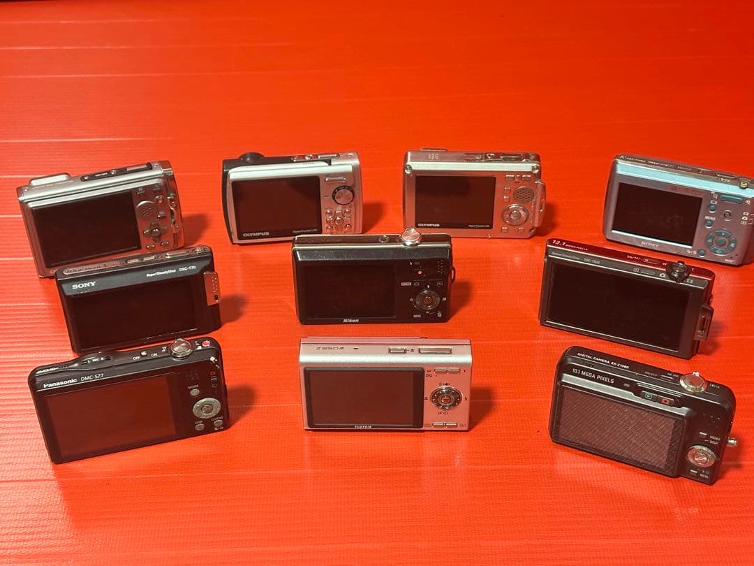 10台 デジカメラ まとめ【動作未確認ジャンク扱】⑤