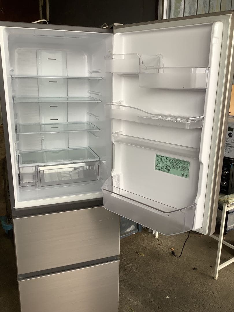 Rink 日立 3ドア冷凍冷蔵庫 R-V38NV 375L 21年製