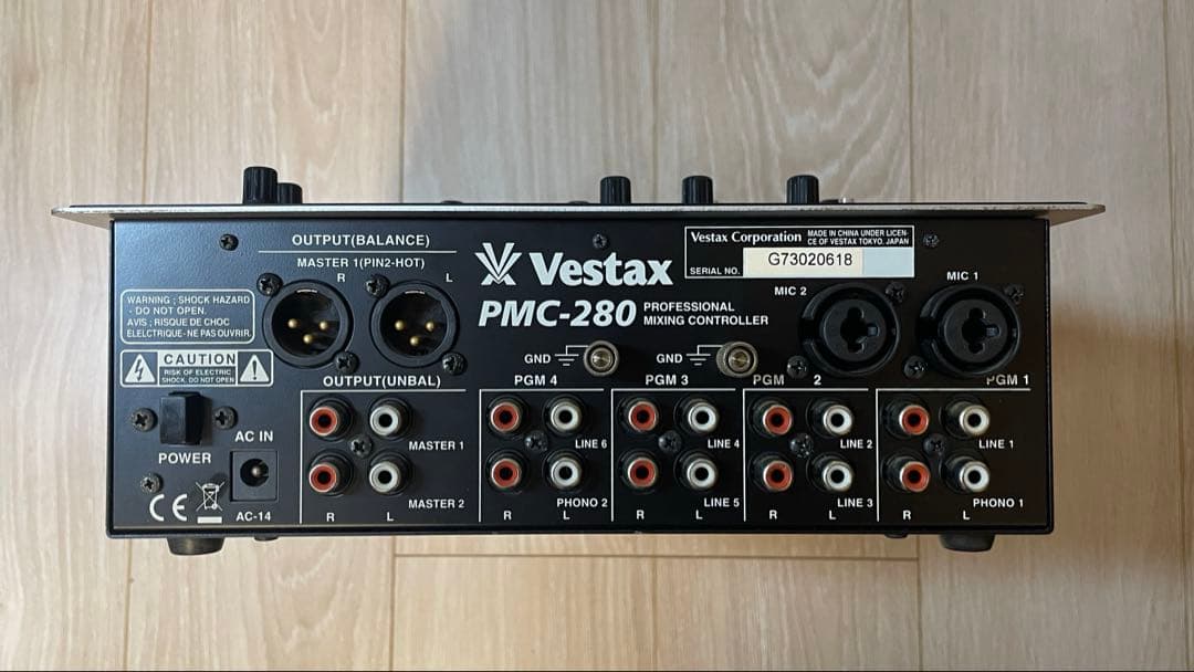 【音出確認済】VESTAX PMC-280