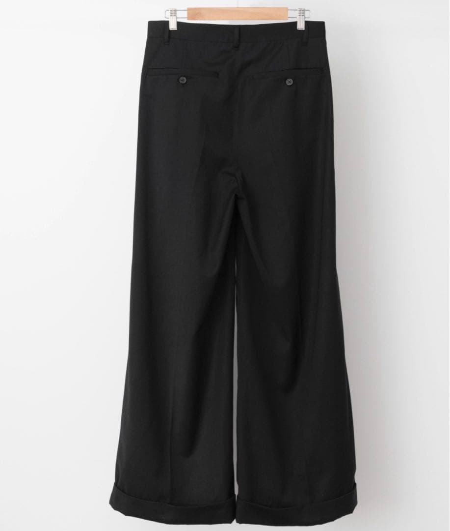 パンツ Camphor wood 2tuck wide baggy slacks S