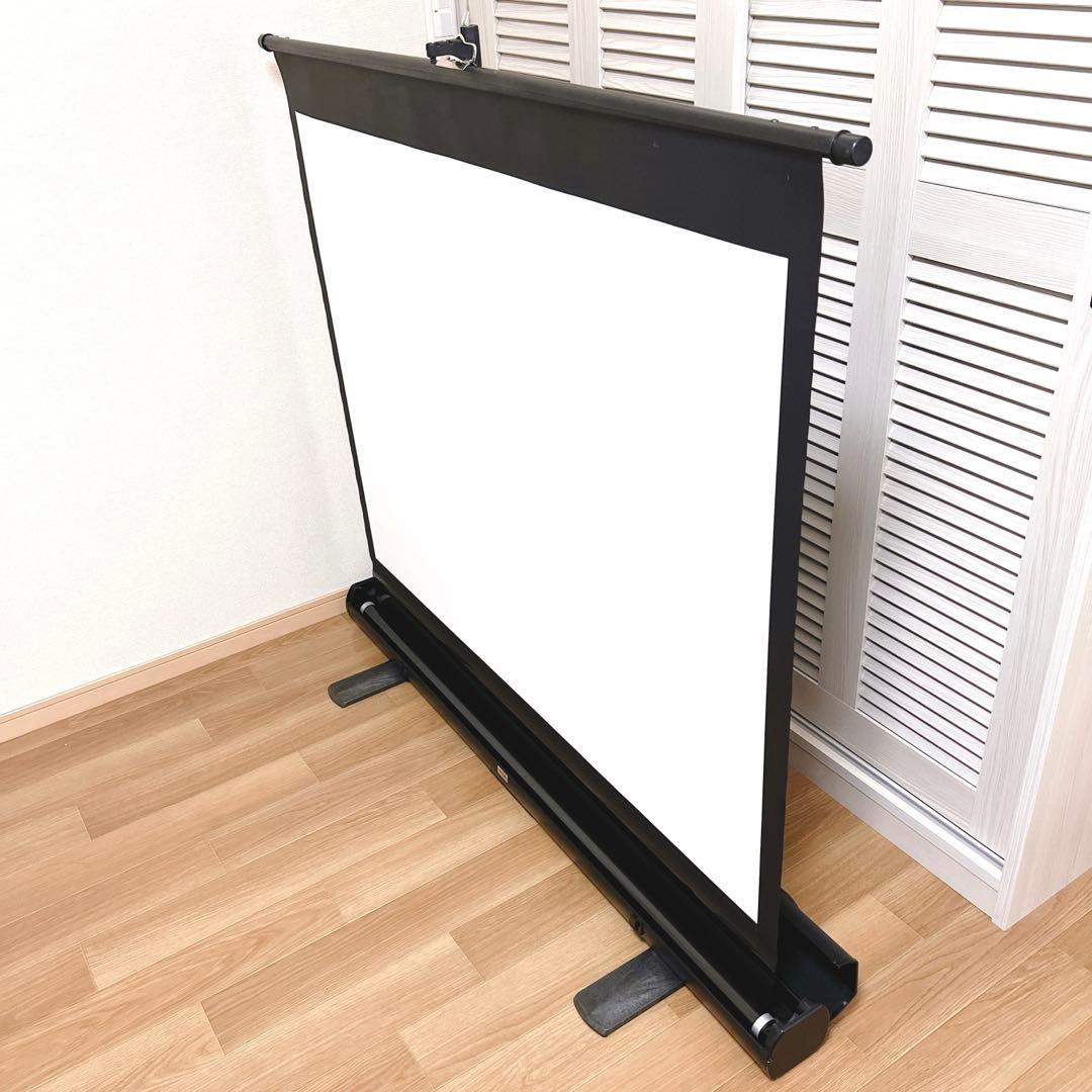 【美品】 SANWA 100-PRS006 自立式スクリーン　60インチ