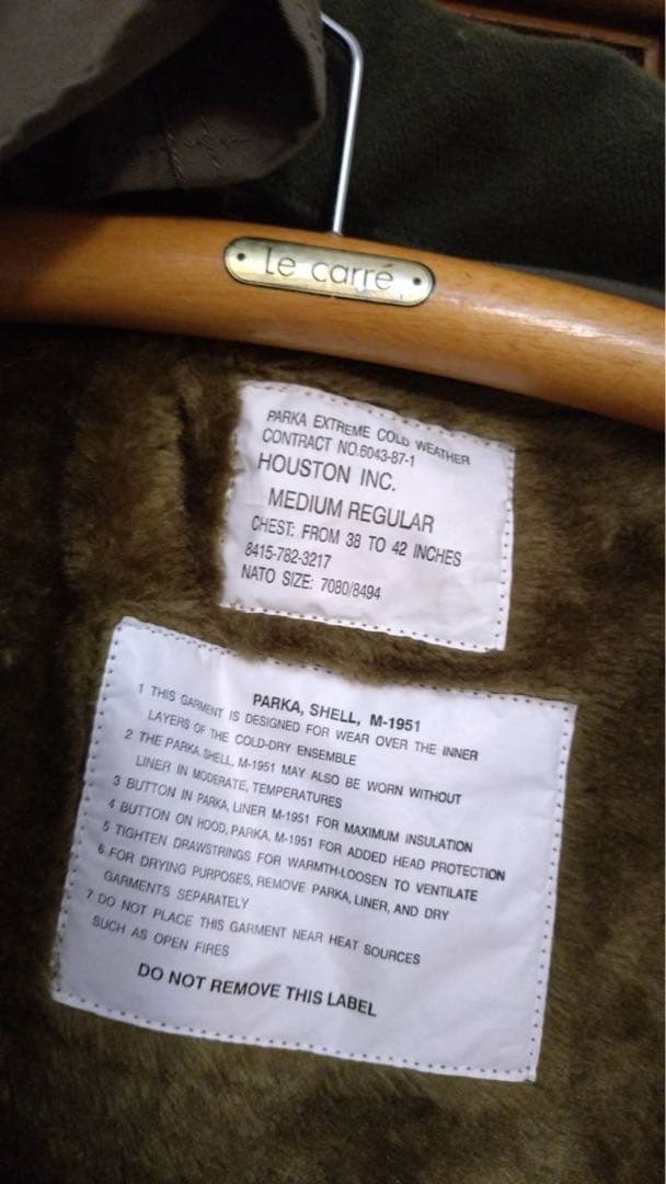 HOUSTON M-51コート　やや使用感　M〜Ｌ