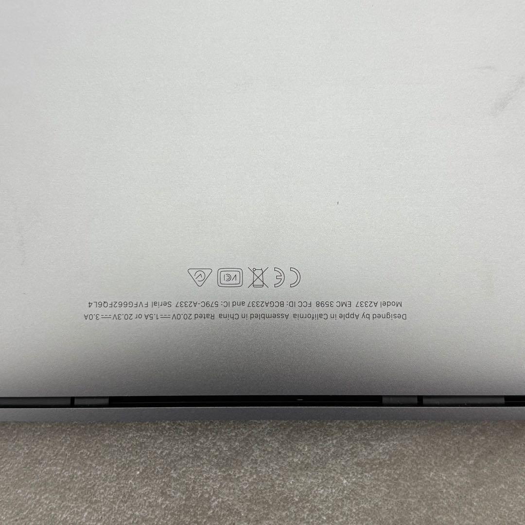 MacBook Air 2020 M1 8GB 256GB 最大容量98%