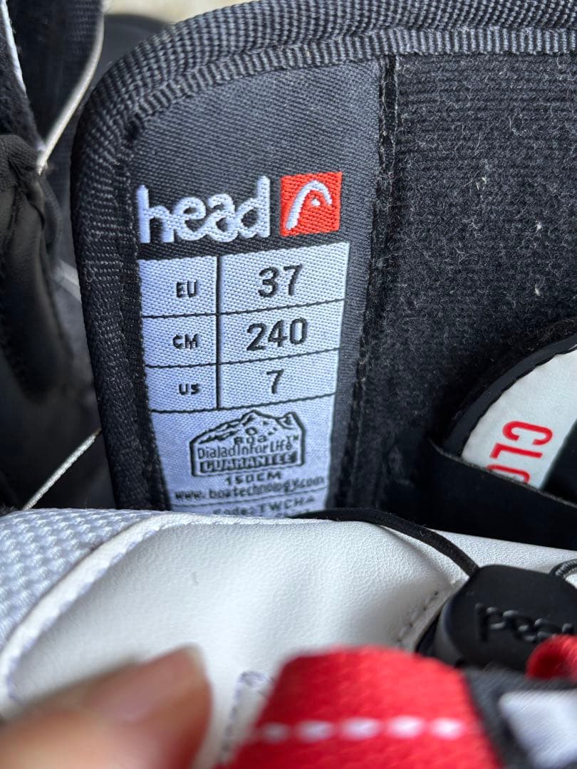 【12/16まで値下げ】ヘッド スノーボードブーツ 黒/ピンク 24cm