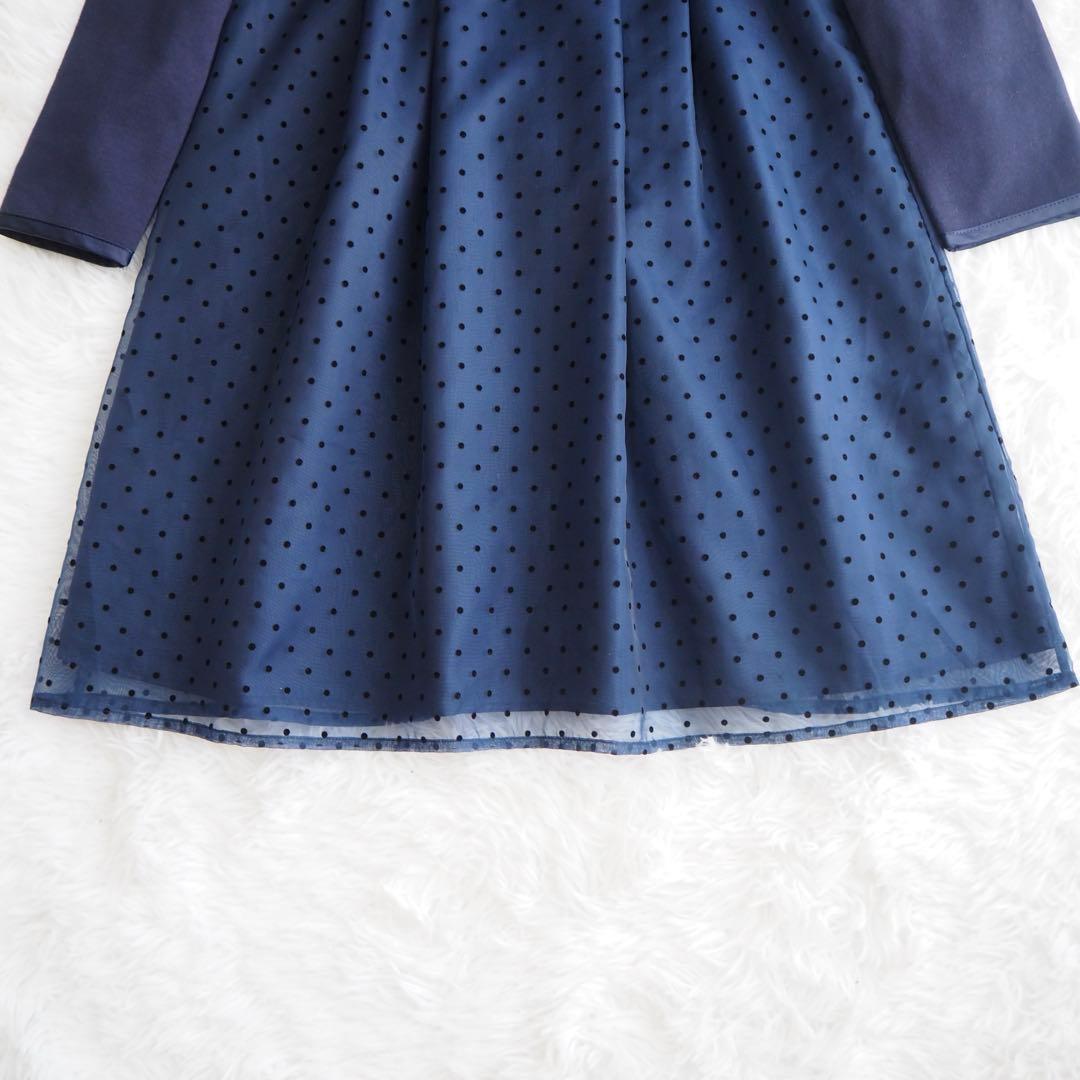 美品♡‪グリーンレーベルリラクシング フォーマル ボレロ ドット ワンピース