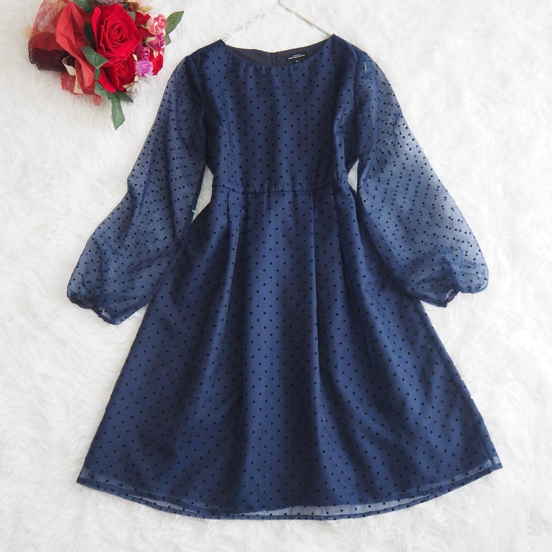 美品♡‪グリーンレーベルリラクシング フォーマル ボレロ ドット ワンピース