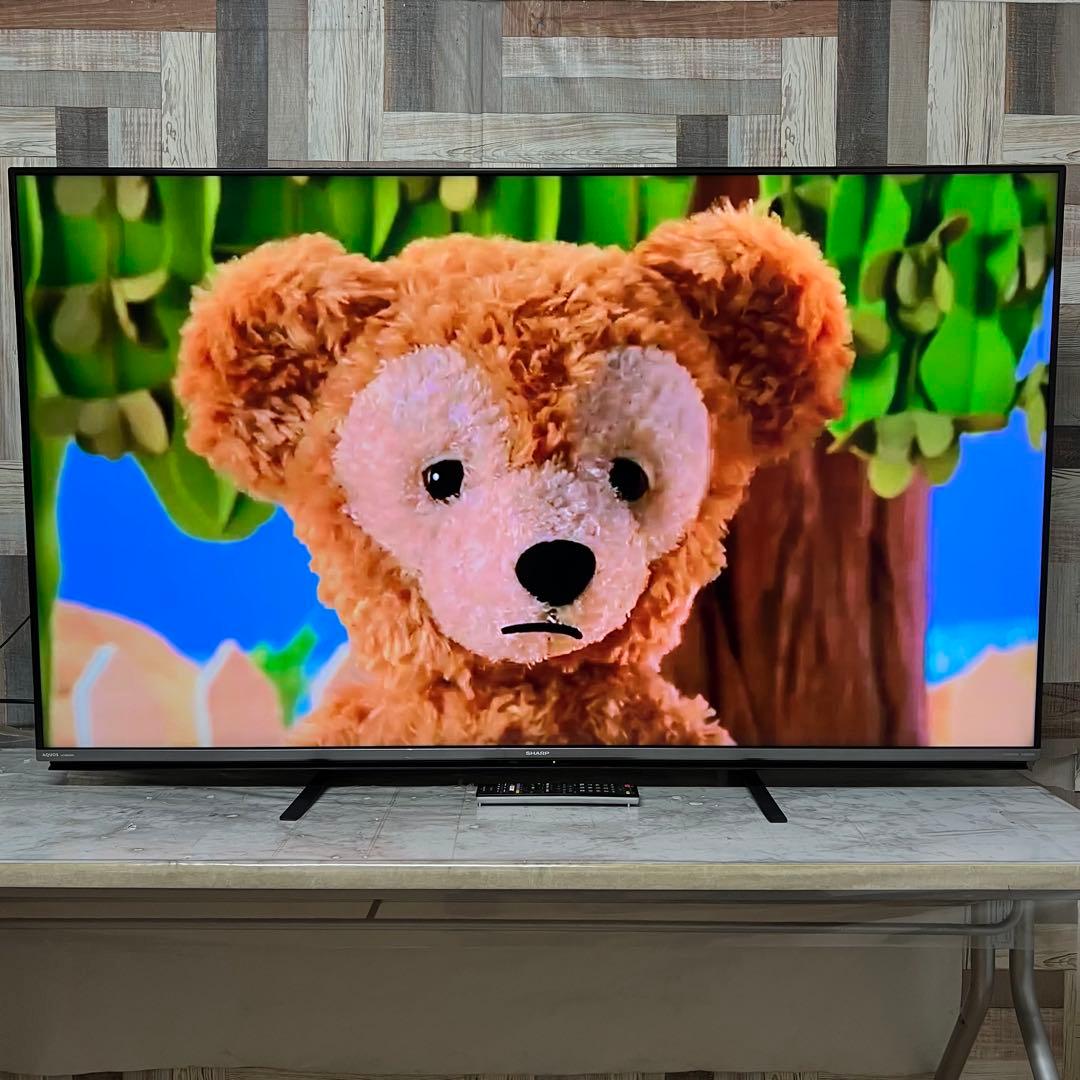 全国送料込❣️シャープ60V型4Kテレビ YouTube.NETFLIX可