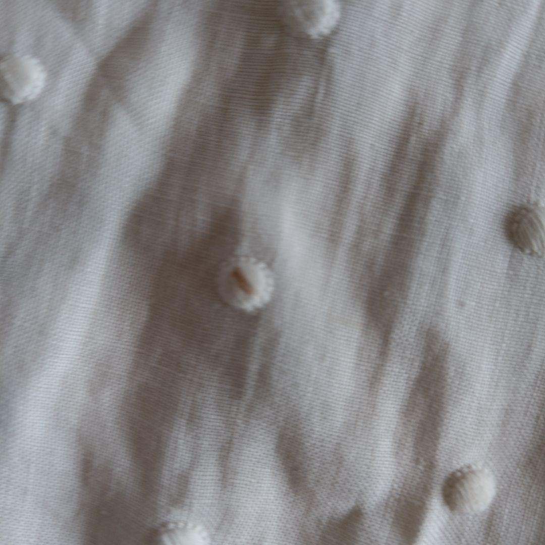 アンティークリネンドレス製作途中