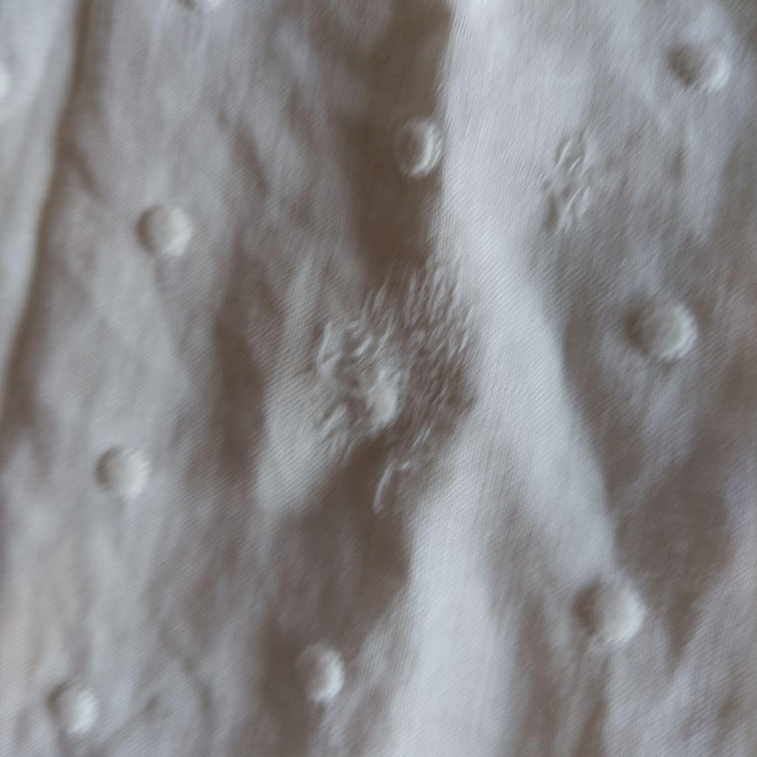 アンティークリネンドレス製作途中