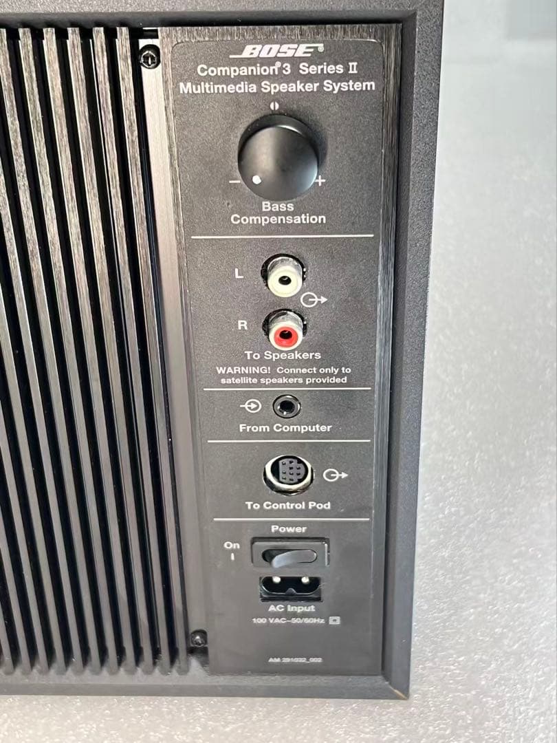BOSE Companion3 Series II system スピーカー