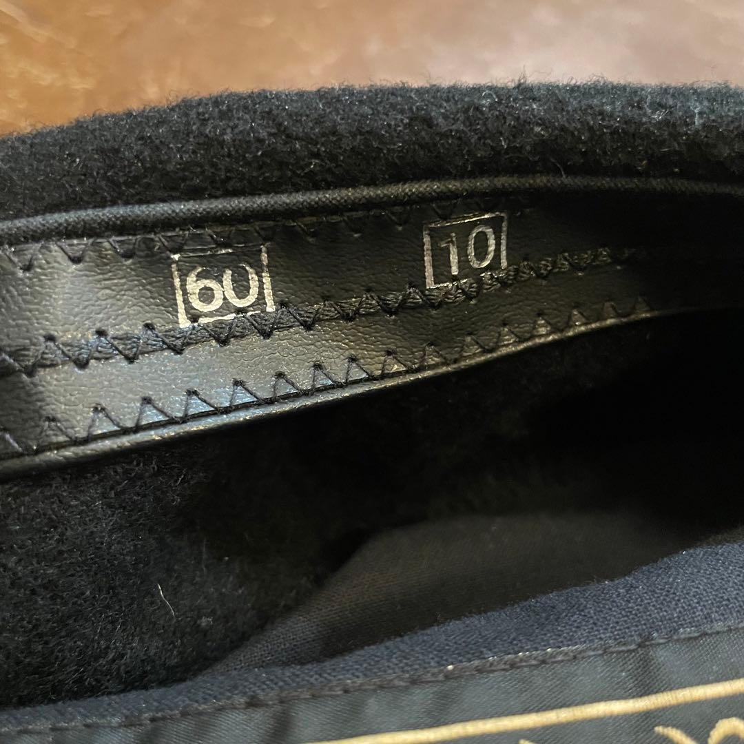 フランス製 LAULHÈRE 黒 ベレー帽 60cm