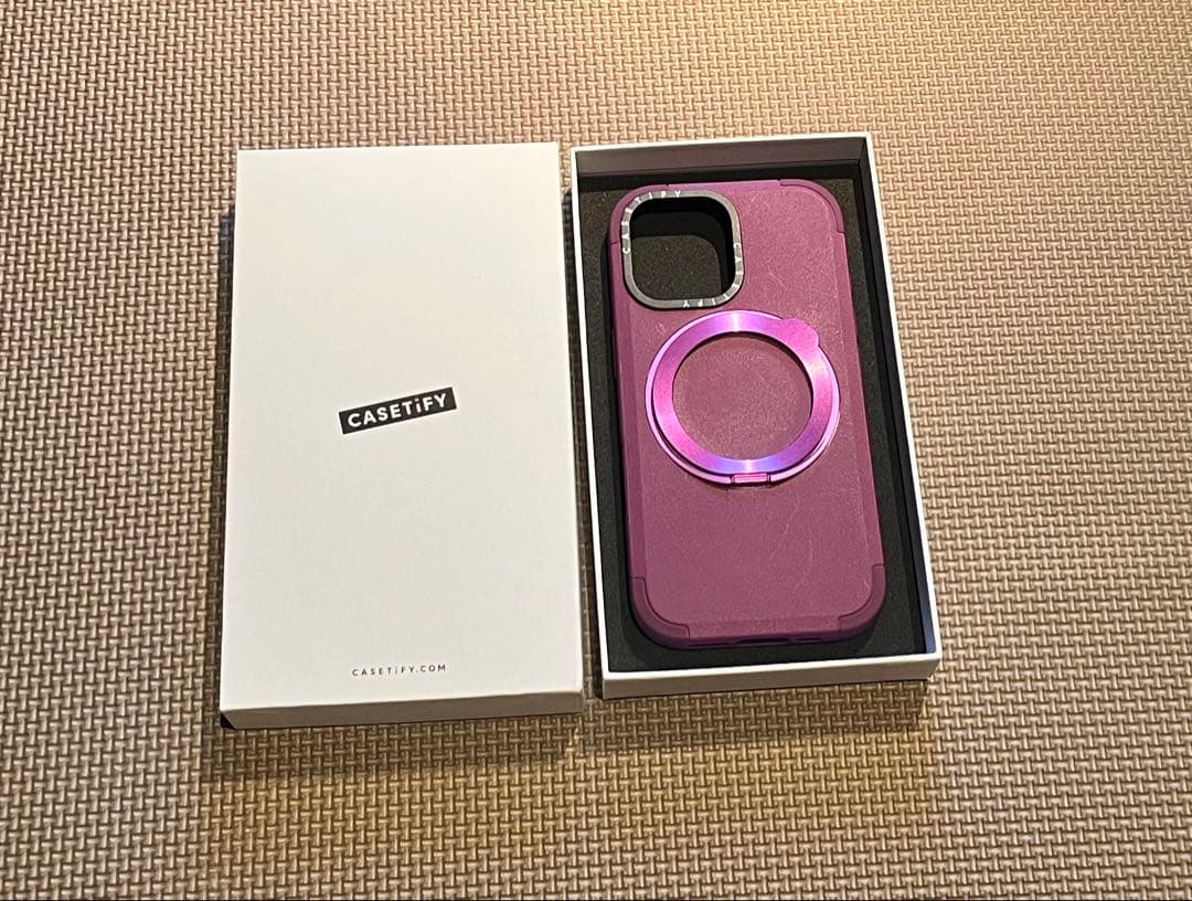 casetify iPhone17 マルベリー