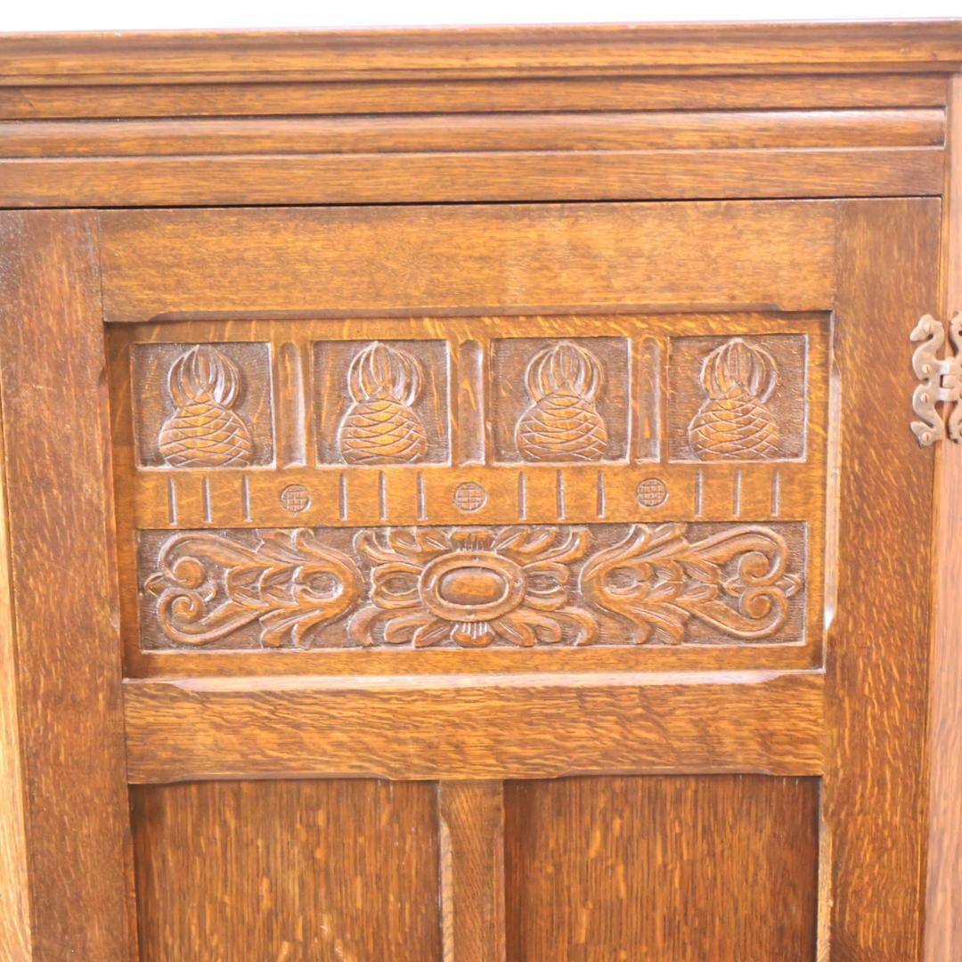 ロイズアンティークス ワードローブ オーク材 イギリス クラシック エレガント