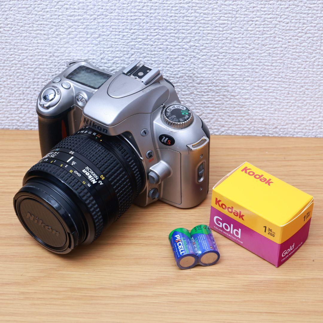フィルムカメラ Nikon Us レンズ フィルム電池付き