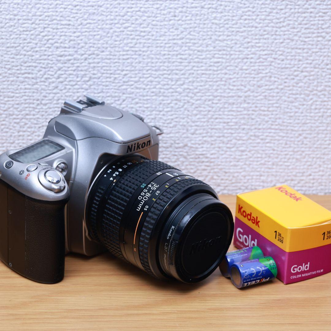 フィルムカメラ Nikon Us レンズ フィルム電池付き
