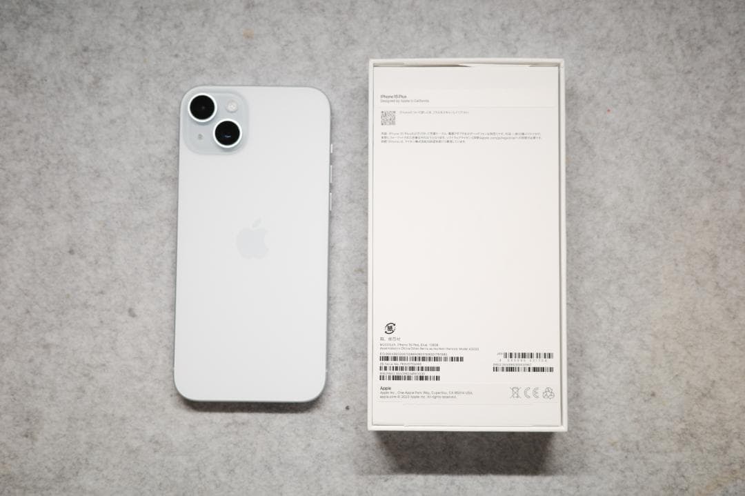 iPhone 15 Plus 128GB ブルー SIMフリー 中古
