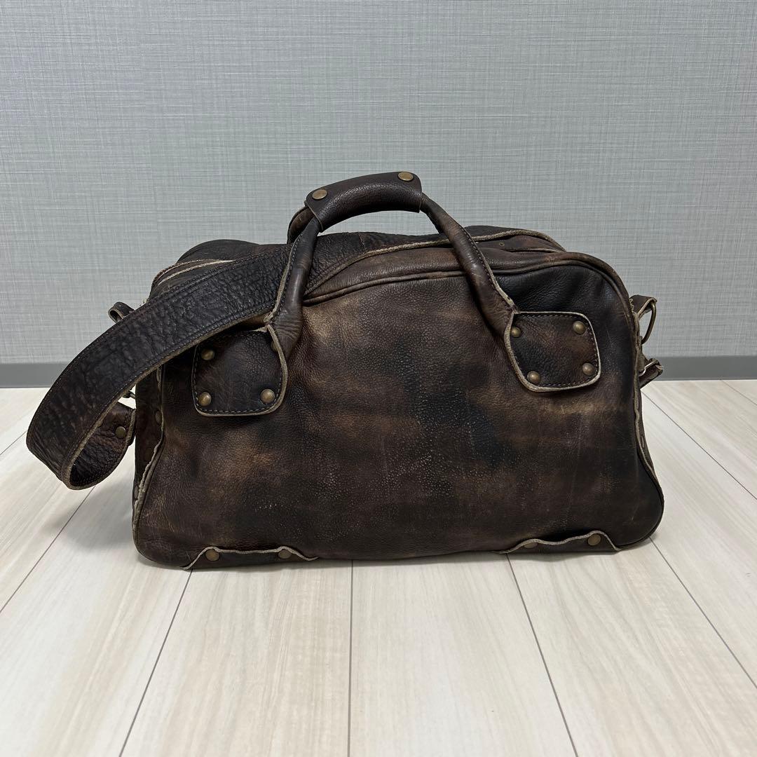 ディーゼル　ボストンバッグ　旅行用バッグ　本革
