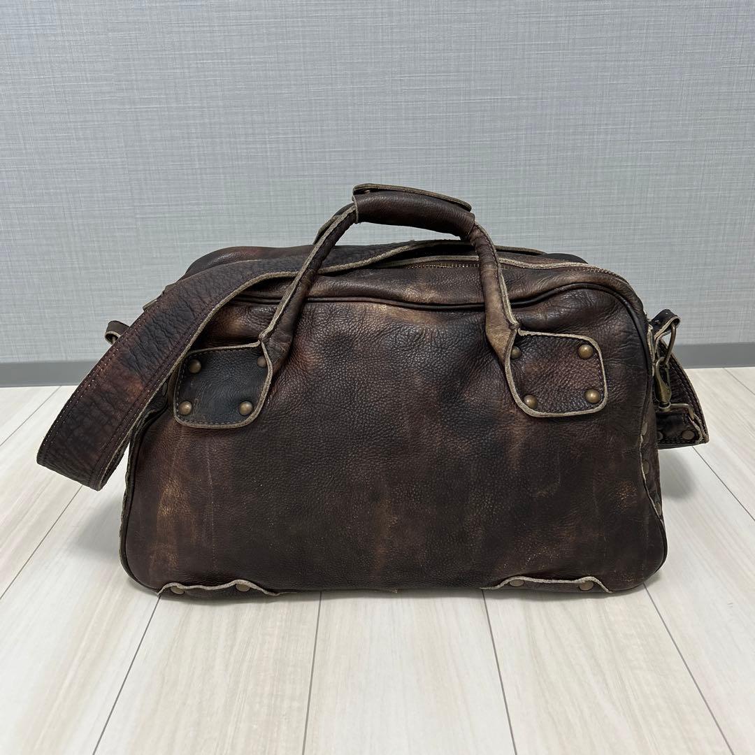 ディーゼル　ボストンバッグ　旅行用バッグ　本革
