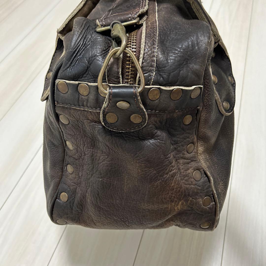 ディーゼル　ボストンバッグ　旅行用バッグ　本革