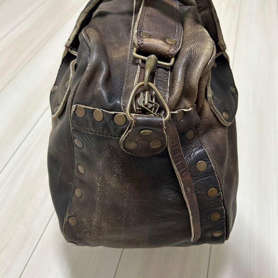 ディーゼル　ボストンバッグ　旅行用バッグ　本革