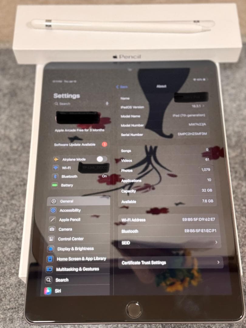 iPad 第7世代 Wi-Fi 32GB ✨ペン付・美品