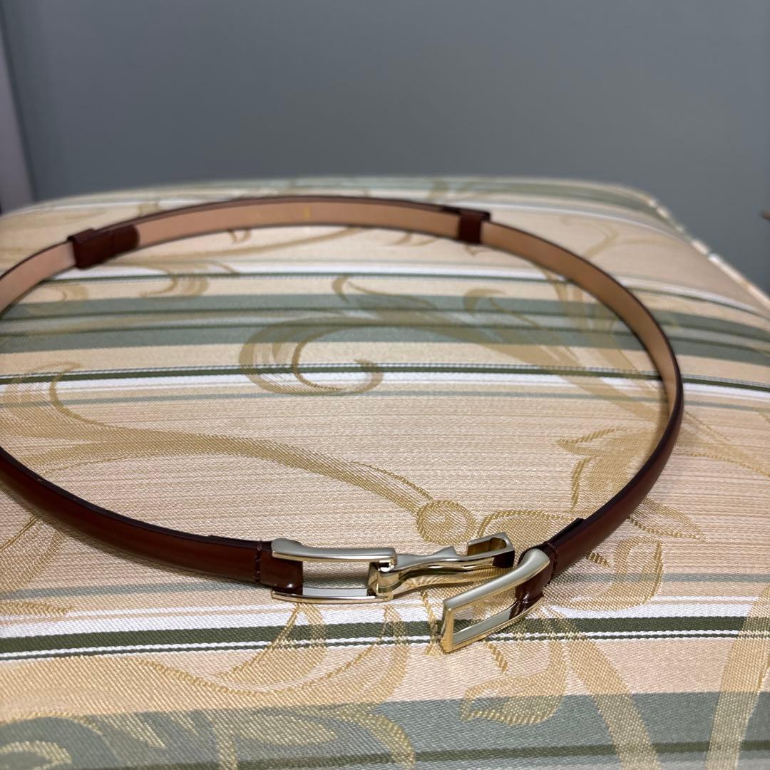 MACKINTOSH シンプルブラウンレザーベルト