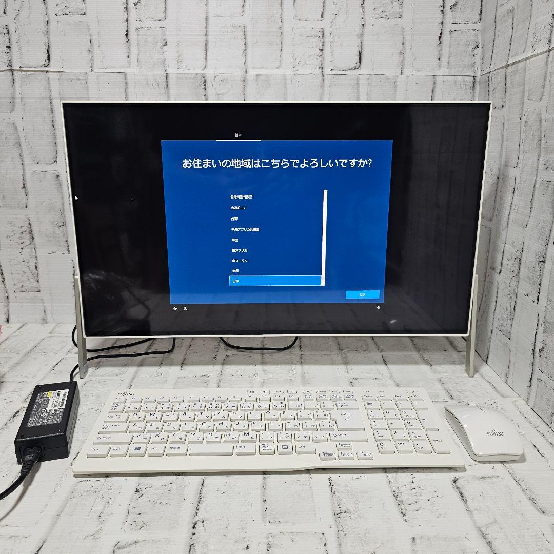 FUJITSU パソコン FMVF77B1W デスクトップ Core i7