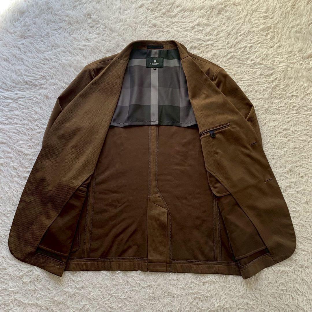 特大XLサイズ　ブラックレーベルクレストブリッジ　スーツ　セットアップ　ブラウン