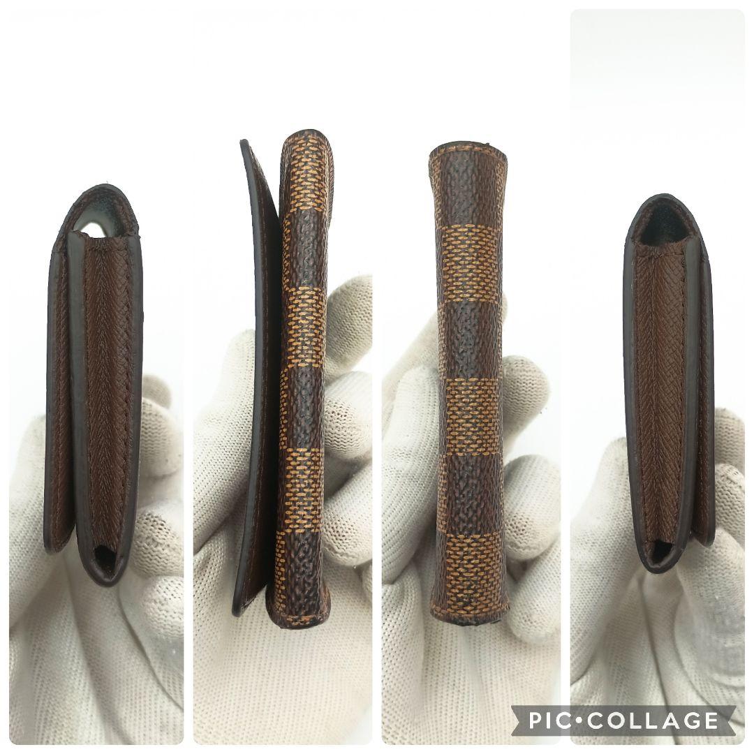 【美品S】ルイヴィトン　ダミエ　カルトドゥヴィジット　名刺入れ　カードケース